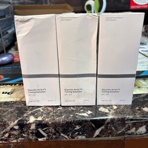 Set of 3 The Ordinary Glycolic Acid 7% Toning Solutions, 8 oz / 240 mL each. New